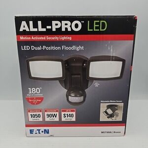 Eaton MST1850L Outdoor Lighting Bronze All-Pro LED Floodlight Motion Activated
